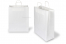 Sacs papier kraft avec anses rondes - blanc, 320 x 140 x 420 mm, 100 gr | Paysdesenveloppes.fr