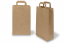 Sacs papier kraft avec anses plates - marron, 220 x 105 x 360 mm | Paysdesenveloppes.fr