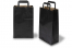 Sacs papier kraft avec anses plates - noir, 220 x 105 x 360 mm | Paysdesenveloppes.fr