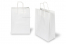 Sacs papier kraft avec anses rondes - blanc, 260 x 120 x 350 mm, 90 gr | Paysdesenveloppes.fr