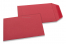 Pochettes en papier kraft couleur - Rouge, 85 x 125 mm | Paysdesenveloppes.fr