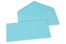 Enveloppes colorées pour cartes de voeux - bleu ciel, 110 x 220 mm | Paysdesenveloppes.fr