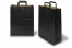 Sacs papier kraft avec anses plates - noir, 320 x 140 x 420 mm | Paysdesenveloppes.fr