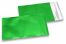 Enveloppes aluminium métallisées mat - vert 114 x 162 mm | Paysdesenveloppes.fr