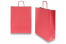 Sacs papier kraft avec anses rondes - rose, 320 x 120 x 410 mm, 100 gr | Paysdesenveloppes.fr