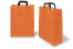 Sacs papier kraft avec anses plates - orange, 320 x 140 x 420 mm | Paysdesenveloppes.fr