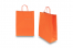 Sacs papier kraft avec anses rondes - orange, 260 x 120 x 350 mm, 90 gr | Paysdesenveloppes.fr