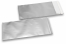 Enveloppes aluminium métallisées mat - argent 110 x 220 mm  | Paysdesenveloppes.fr