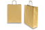 Sacs papier kraft avec anses rondes - or, 320 x 120 x 410 mm, 100 gr | Paysdesenveloppes.fr