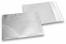 Enveloppes aluminium métallisées mat - argent 165 x 165 mm | Paysdesenveloppes.fr