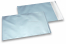 Enveloppes aluminium métallisées mat - bleu glacial 180 x 250 mm | Paysdesenveloppes.fr