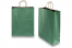 Sacs papier kraft avec anses rondes - vert foncé métallisé, 320 x 120 x 410 mm, 100 gr | Paysdesenveloppes.fr