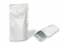 Sachets stand-up blanc - 160 x 270 x 80 mm, 750 ml | Paysdesenveloppes.fr