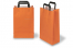 Sacs papier kraft avec anses plates - orange, 220 x 105 x 360 mm | Paysdesenveloppes.fr