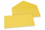 Enveloppes colorées pour cartes de voeux - jaune bouton d'or, 110 x 220 mm | Paysdesenveloppes.fr