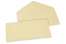 Enveloppes colorées pour cartes de voeux - camel, 110 x 220 mm | Paysdesenveloppes.fr