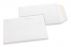 Pochettes en papier kraft couleur - Blanc, 85 x 125 mm | Paysdesenveloppes.fr