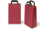 Sacs papier kraft avec anses plates - rouge, 220 x 105 x 360 mm | Paysdesenveloppes.fr