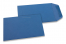 Pochettes en papier kraft couleur - Bleu royal, 85 x 125 mm | Paysdesenveloppes.fr