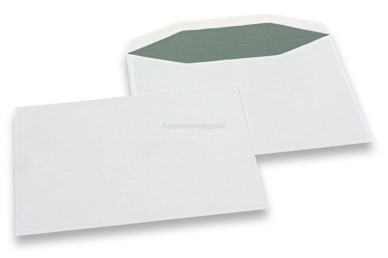 Enveloppe Carrée Réaliste Papier Blanc Vierge De Vecteur Avec Fond
