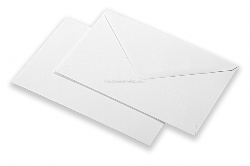 14x20 cm, Carton Luxe, Enveloppe Modèle Enveloppe Rabat Triangle - bleu  marine
