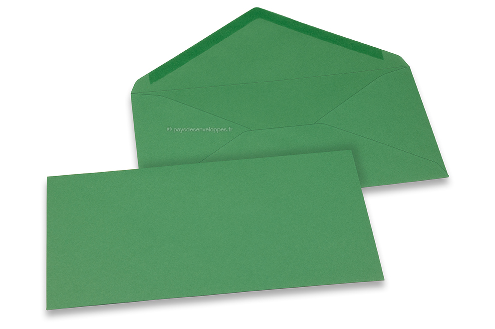 Enveloppe couleur Vert Bourgeon 75x100 mm 120g - Paquet de 20