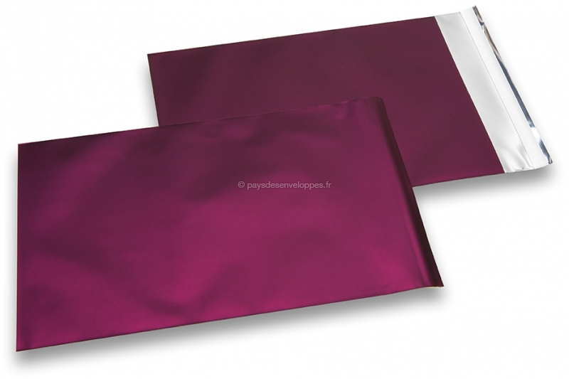 Enveloppe Plastique à Clip Violet