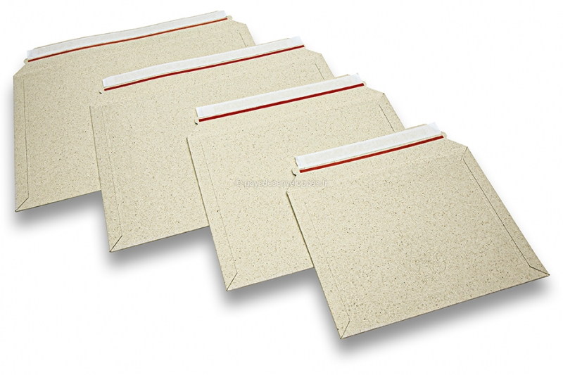 Pochettes en carton compact colorées - Marron ~250 x 353 mm (B4)