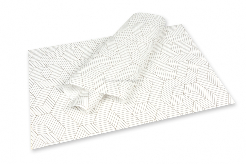 Lot de 1000 feuilles de papier de soie blanc 50x75cm 21gr/m² - La Poste