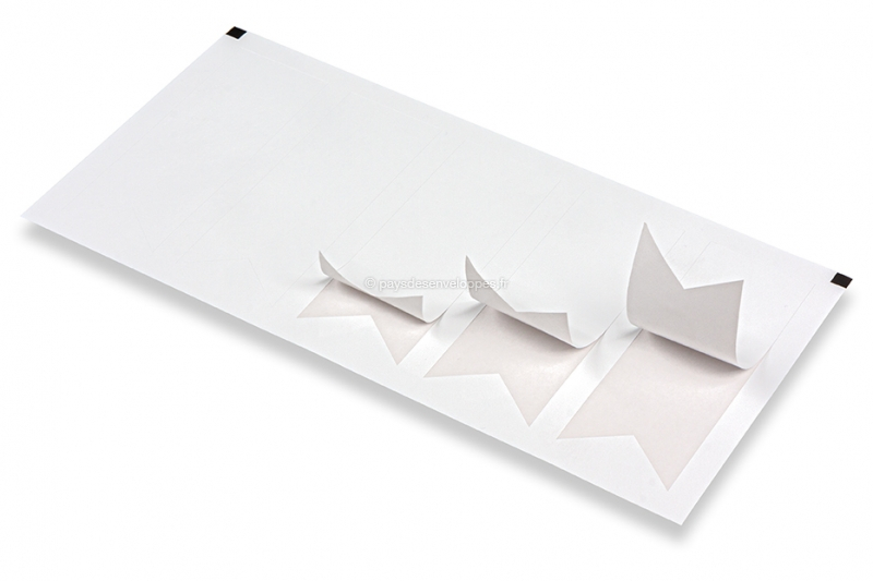 Papier Cartonné blanc imprimable autocollant