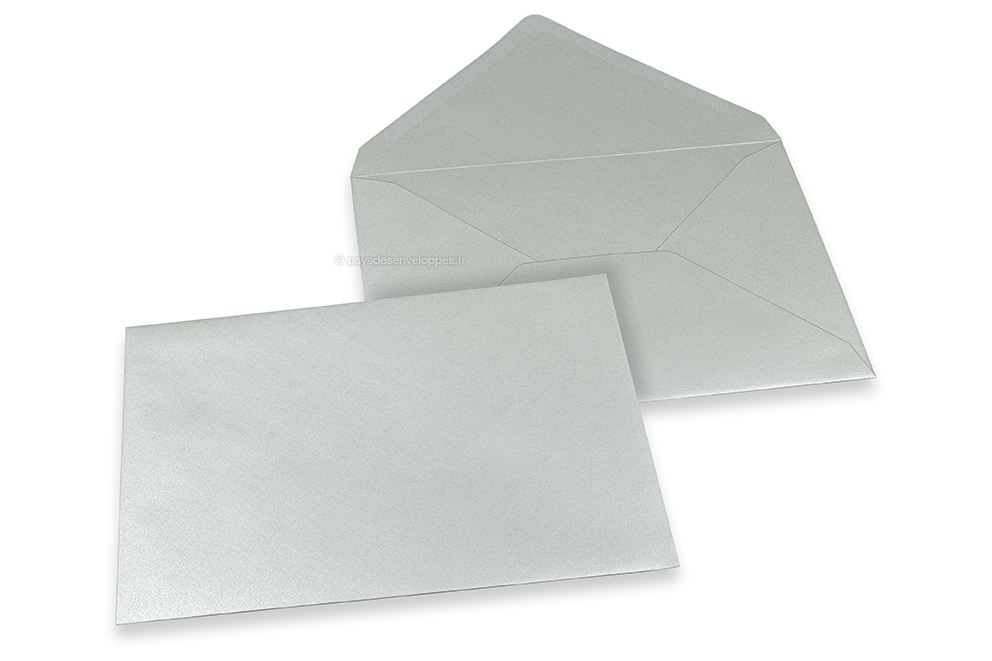 Enveloppes Papier Coloré A5/ C5 Argent